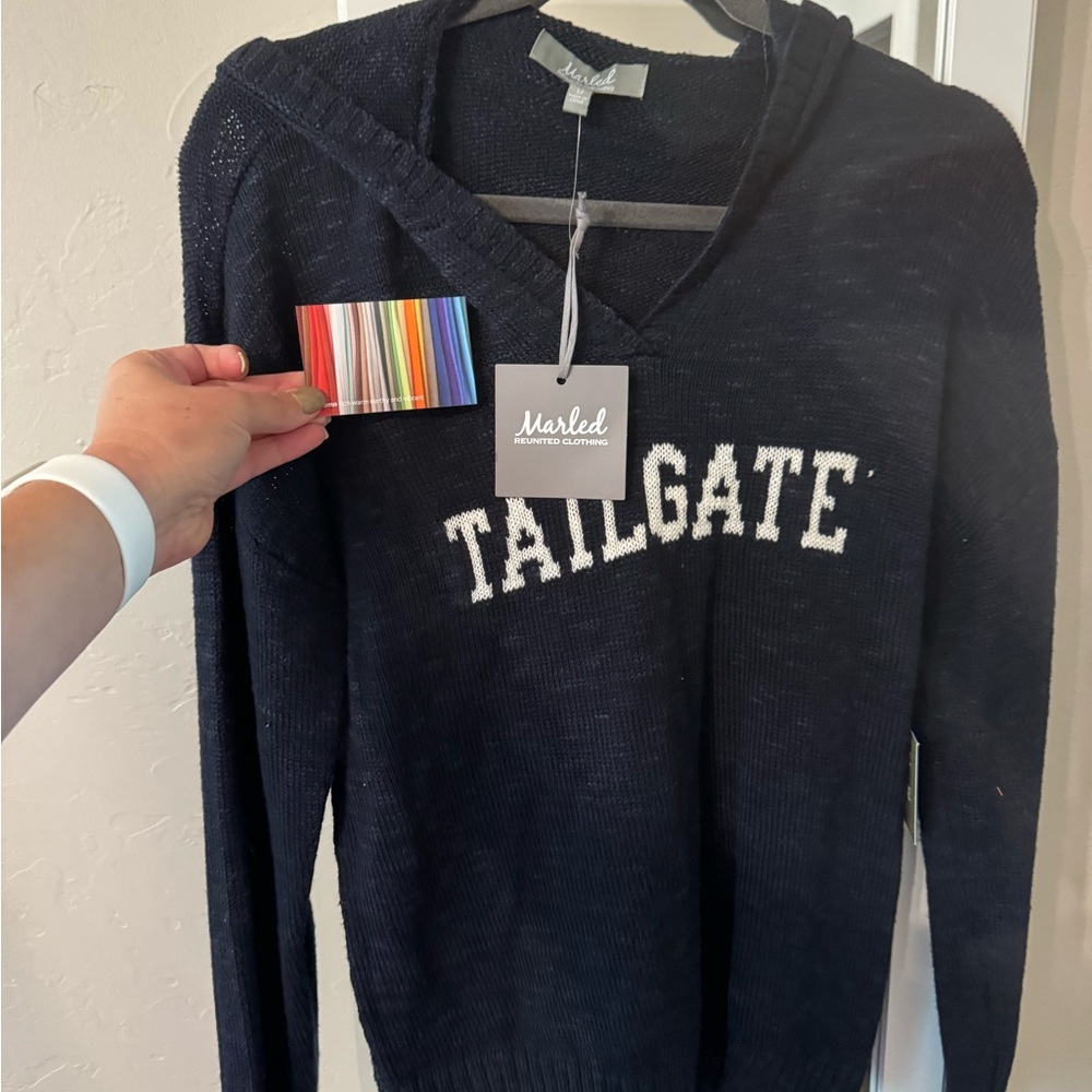 NWT hoodie sweater “Tailgate”